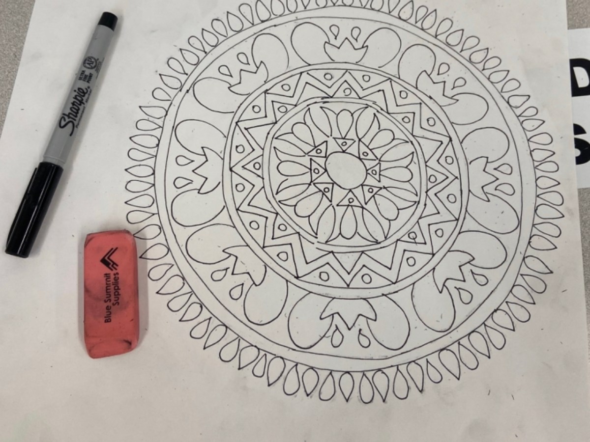 Printmaking Mandalas