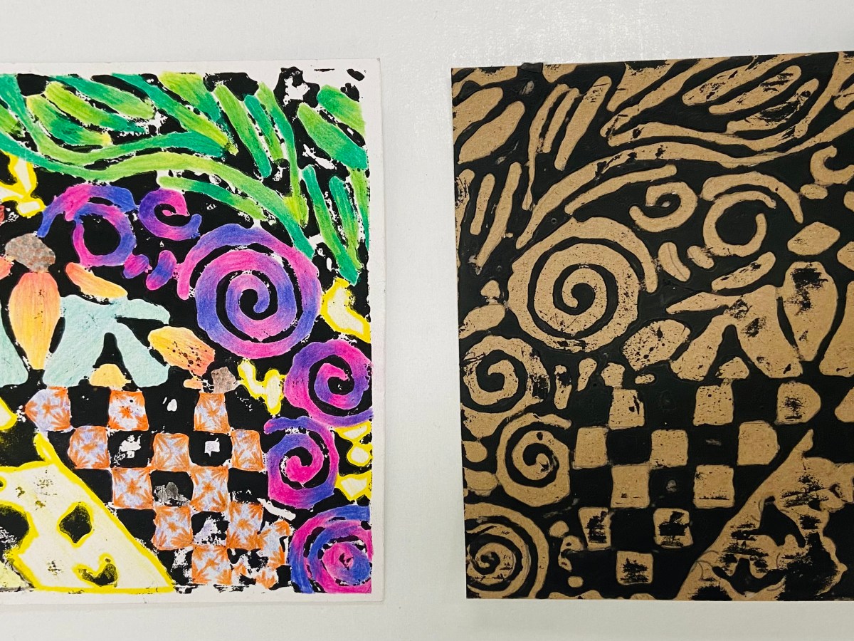 Printmaking with Glue