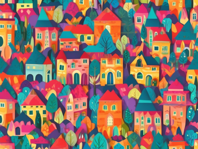 Mary Blair Inspired Shape Lesson: Building Art&nbsp;Activity